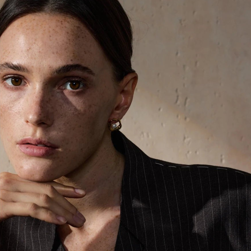 boucle d’oreille acier inoxydable plaquée or PVD pour un éclat qui dure