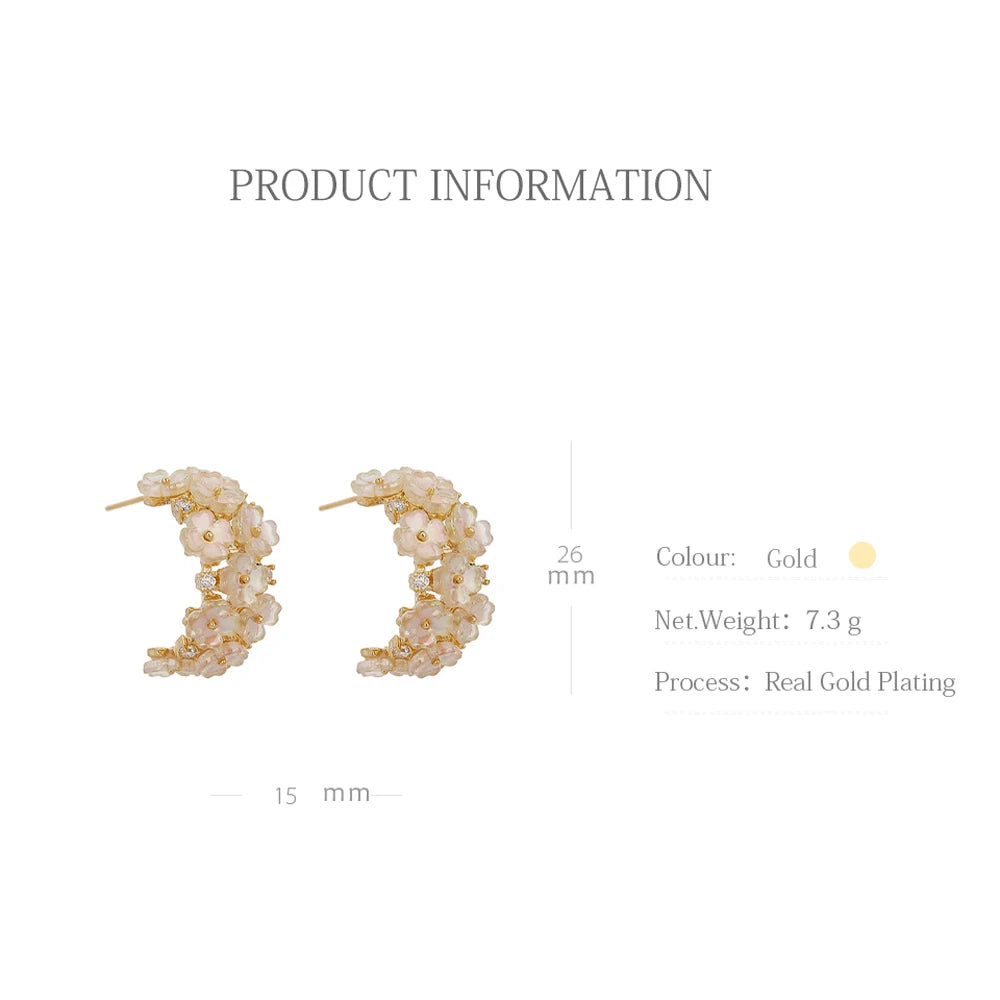 🌷 Boucle d’oreille fleur - Ton détail chic pour flâner dans les rues de Paris