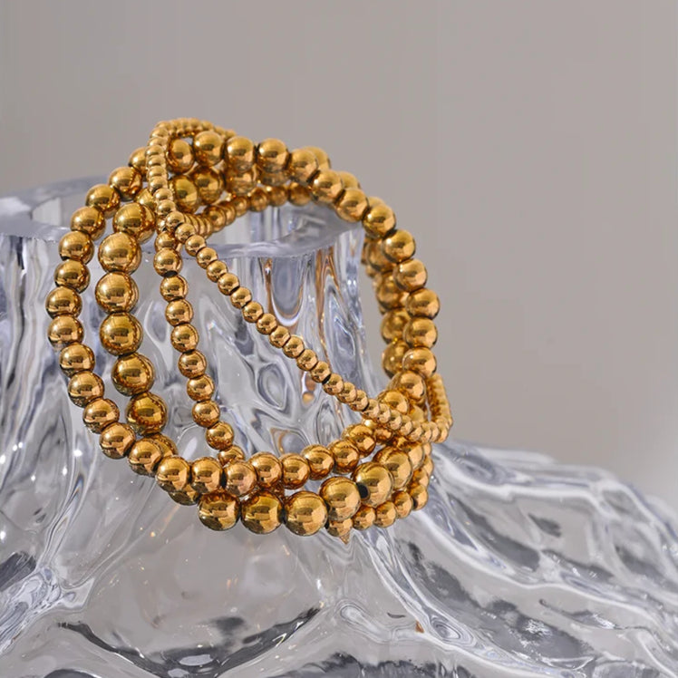 bracelets femmes tendance en acier plaqué en or couleur doré