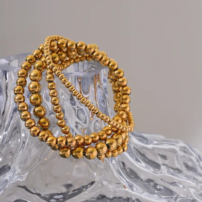 bracelets femmes tendance en acier plaqué en or couleur doré