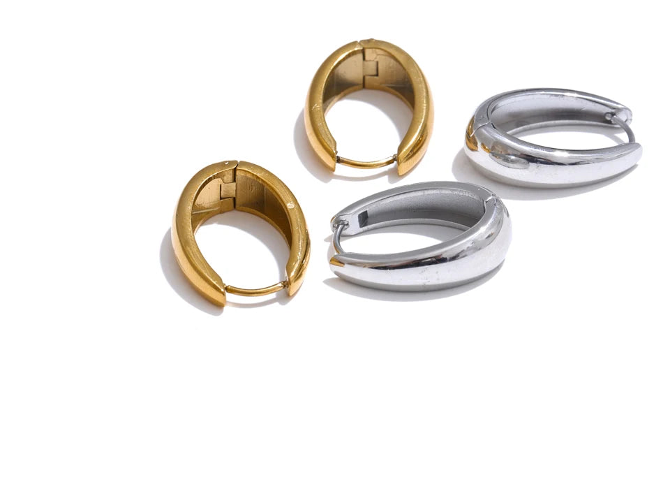 💫 Boucle d’oreille acier inoxydable - Le U doré qui sublime tout