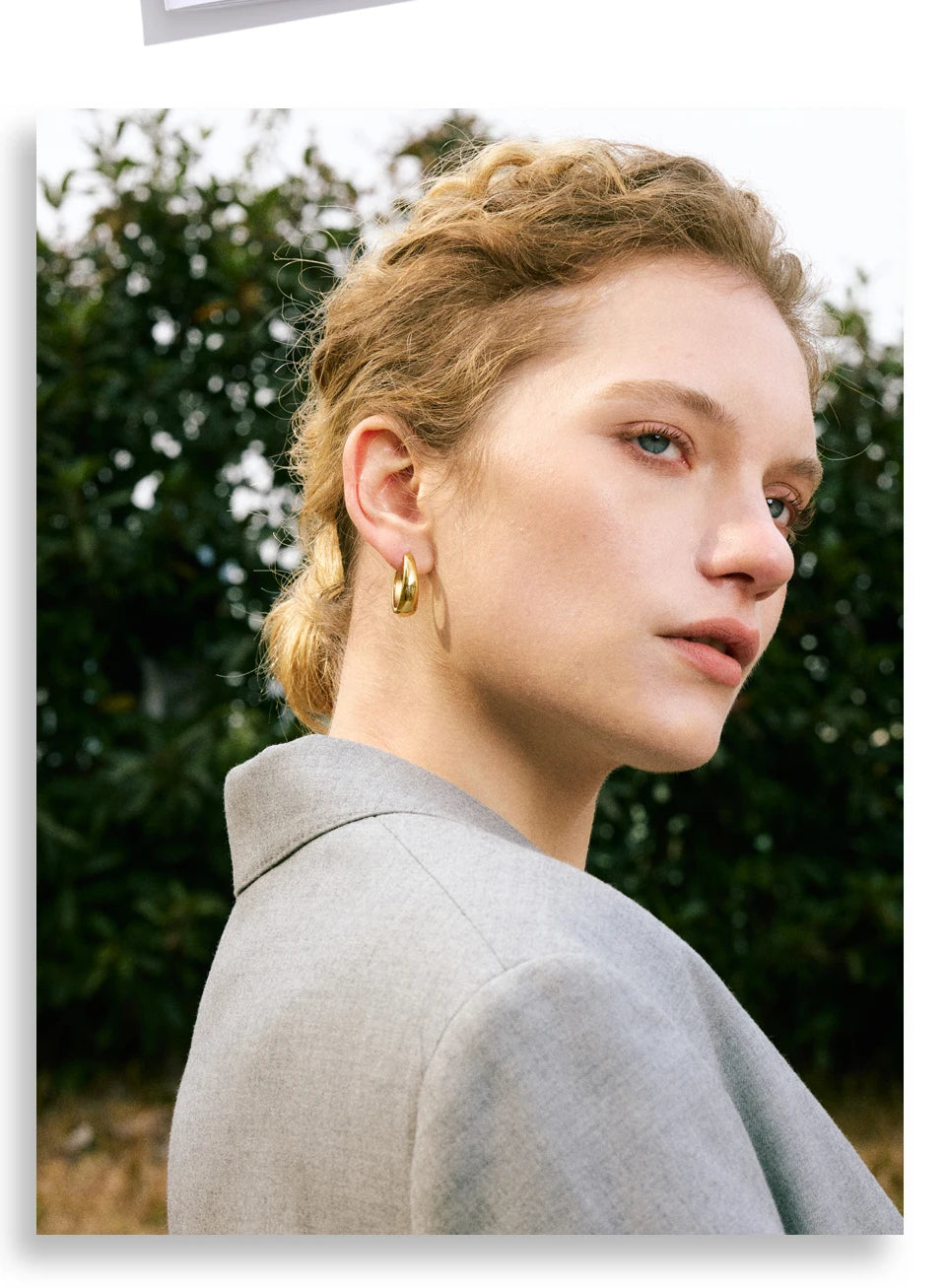 💫 Boucle d’oreille acier inoxydable - Le U doré qui sublime tout