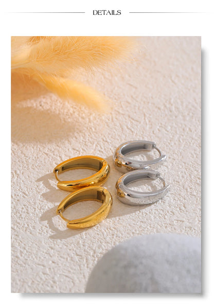 💫 Boucle d’oreille acier inoxydable - Le U doré qui sublime tout