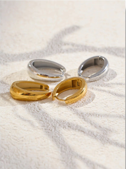 💫 Boucle d’oreille acier inoxydable - Le U doré qui sublime tout