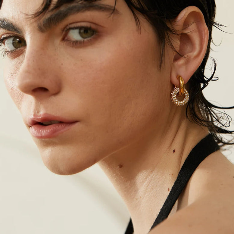 boucle d’oreille acier inoxydable à porter tous les jours