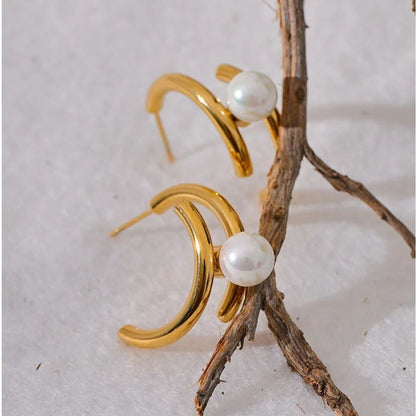 boucle-d-oreille-creole-coreenne-doré