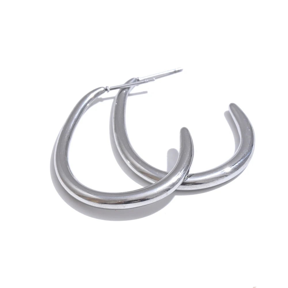 Boucle d’oreille créole – touche dorée minimaliste 🌟 - Innocent - Seduction