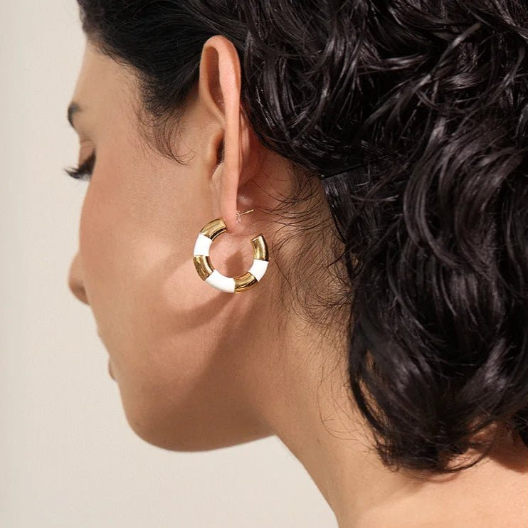 Boucle d’oreille créole – vibes arty et colorées - Innocent - Seduction