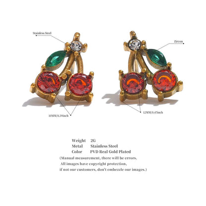 boucle d’oreille - fantaisie cerise - Innocent - Seduction