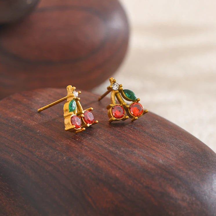 boucle d’oreille - fantaisie cerise - Innocent - Seduction