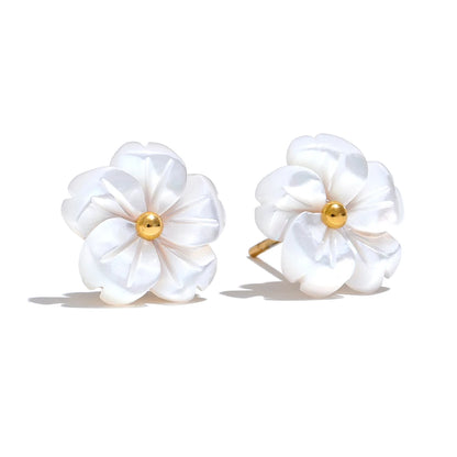 boucles d oreilles fleurs pour femmes style minimaliste