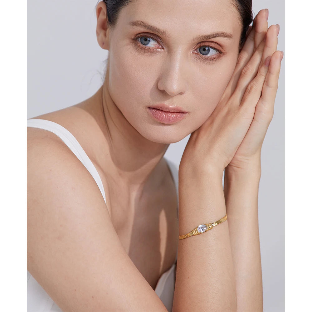 bracelet-acier-inoxydable-chaîne-serpent-en-zircone-cubique-femmes