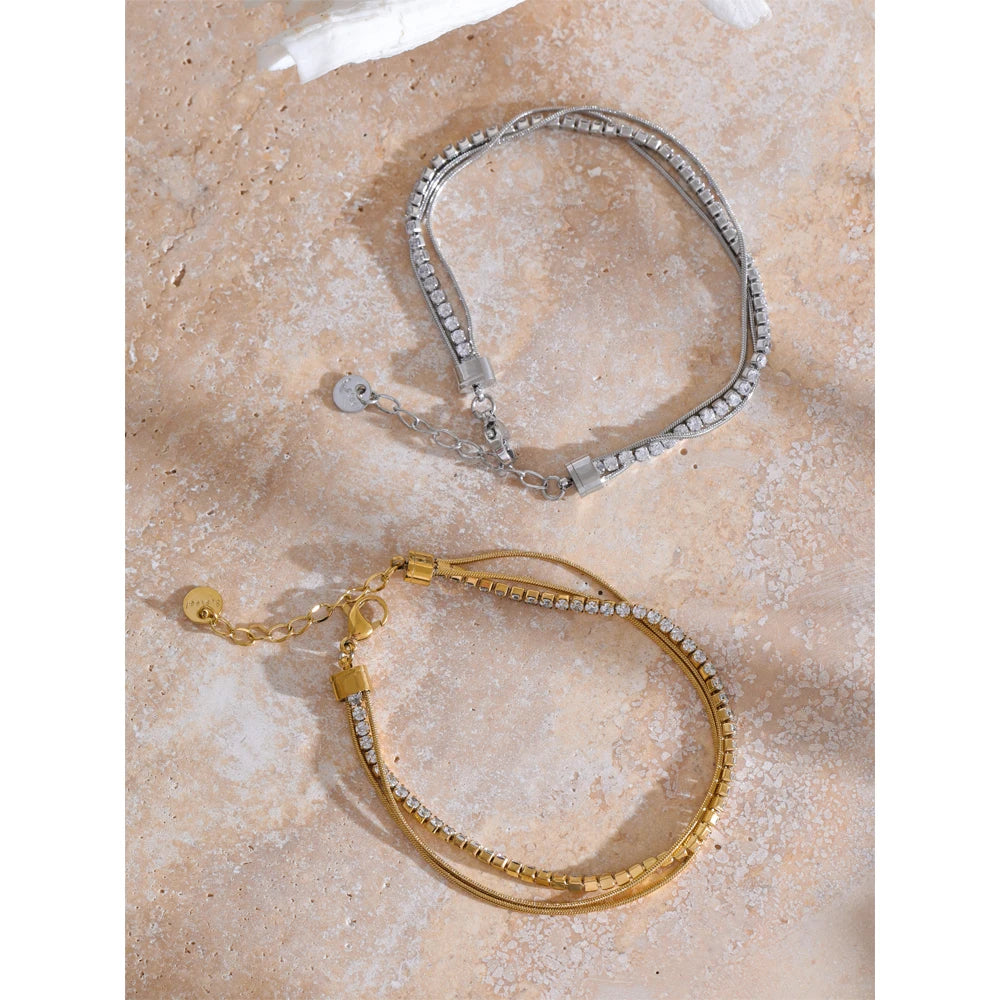 bracelet-acier-inoxydable-zircone-cubique-argent-doré