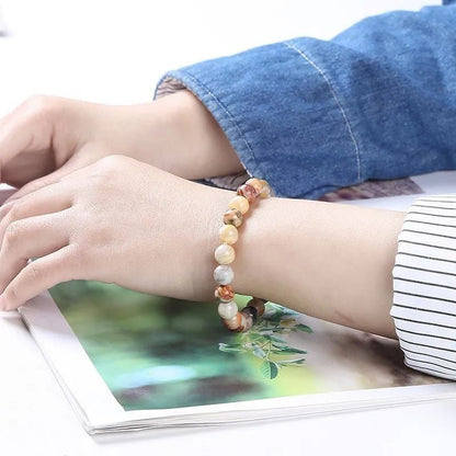 bracelet-agate-jaunes-naturelles-elegance