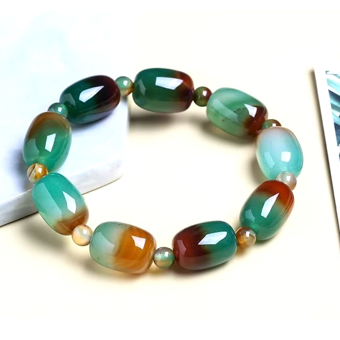 bracelet-agate-paon-femme-elegance