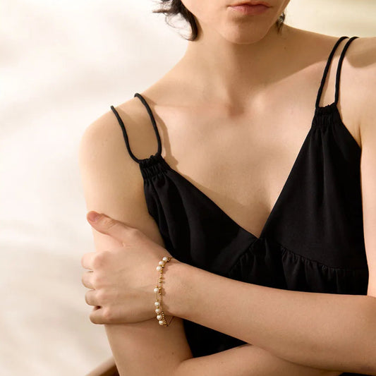 bracelet-chaine-de-perles-acier-inoxydable