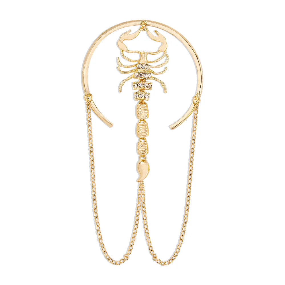 bracelet-de-bras-force-Scorpion-au-bras-doré