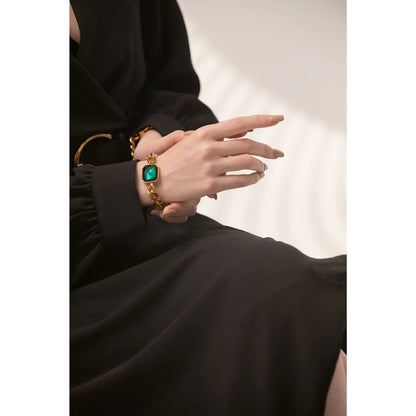 bracelet-doré-femme-audace-et-éclat-vert