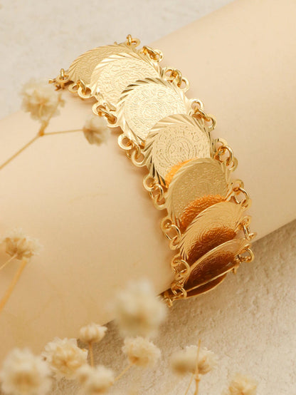 bracelet-en-cuivre-Pièce-de-monnaie-Vintage-de-Dubaï