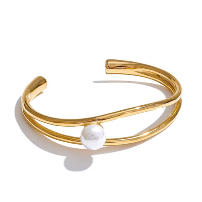 bracelet-en-jonc-perle-minimalisme-elegant-femme-doré