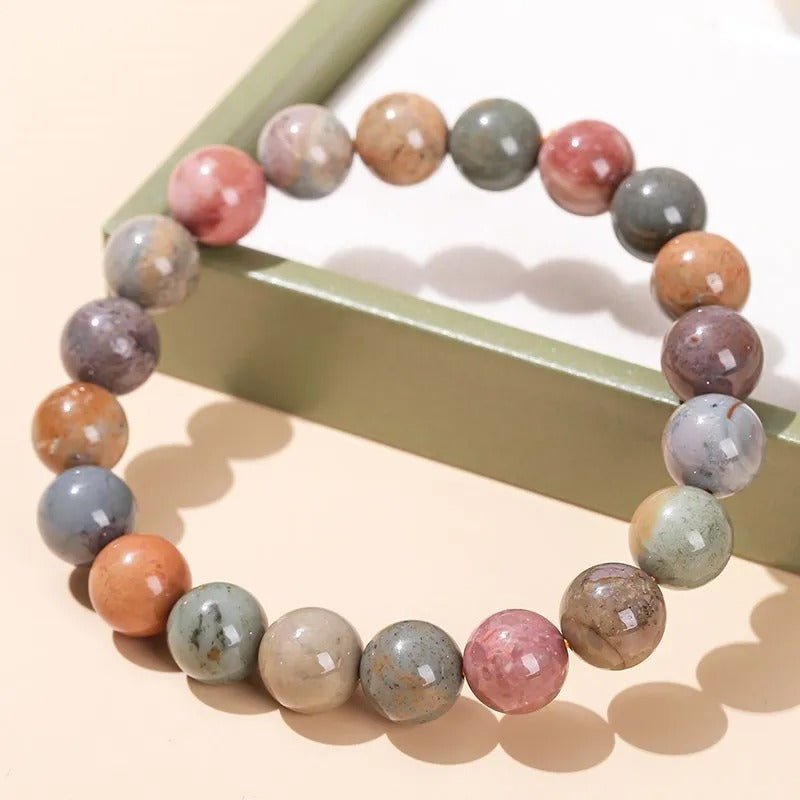 bracelet-en agate-alashan-pierres