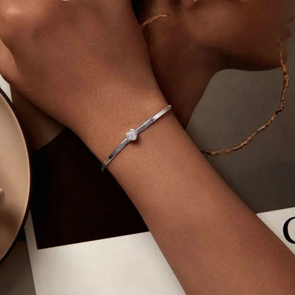 bracelet-femme-argent-chaîne-serpent-cœur-zircon