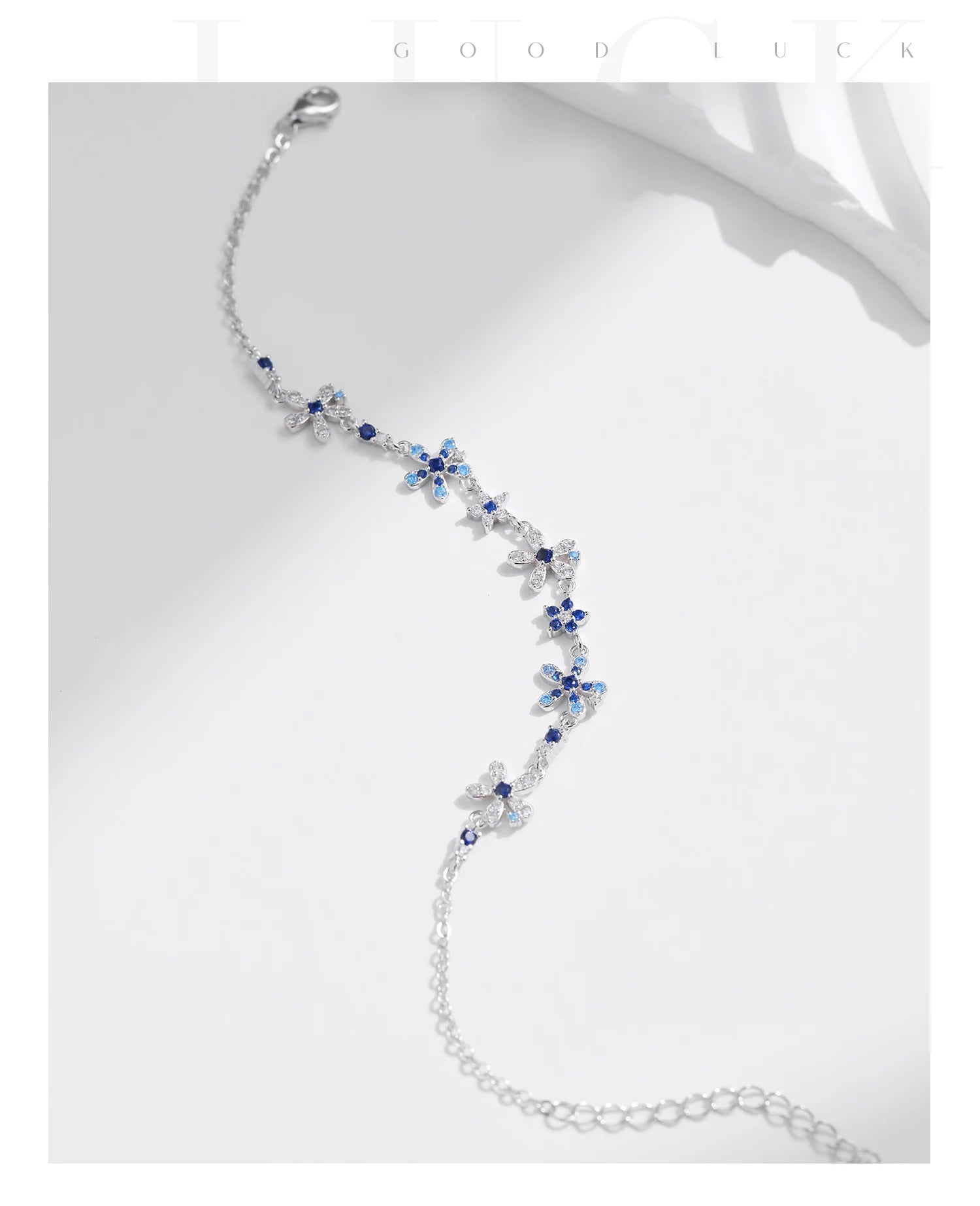 bracelet-femme-argent-charme-floral-etincelant