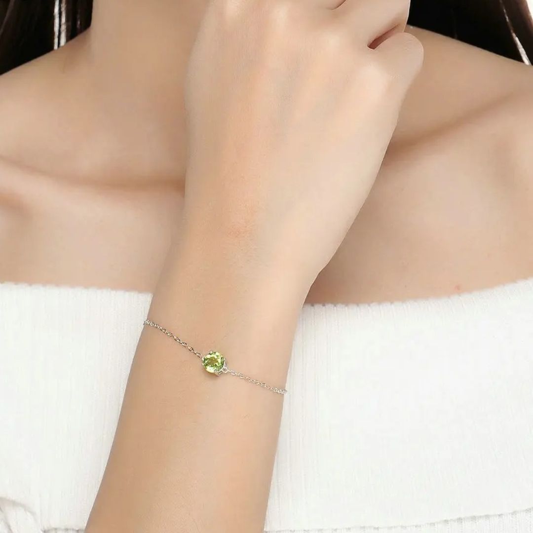 bracelet-femme-argent-elegance-naturelle-peridot