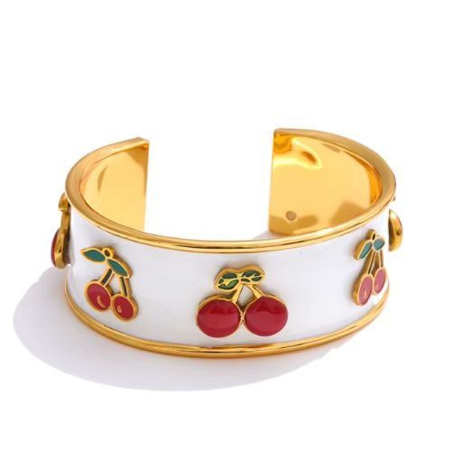bracelet femme tendance plaqué or acier inoxydable 