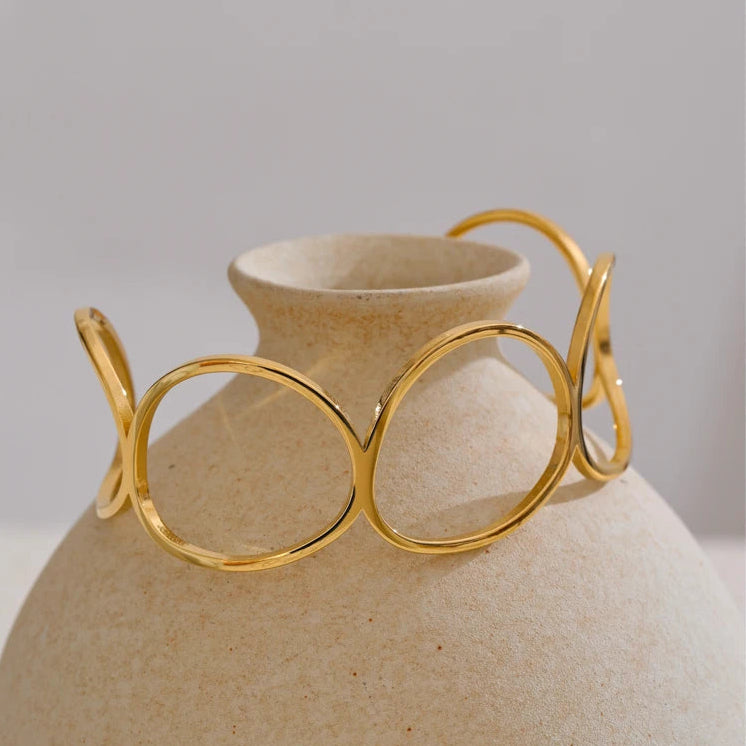 bracelet femme tendance en acier inoxydable résistant et sans allergie