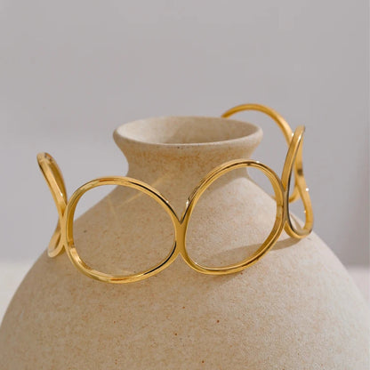 bracelet femme tendance en acier inoxydable résistant et sans allergie