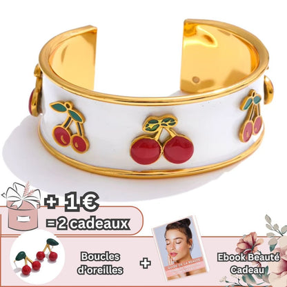 bracelet femme tendance en acier inoxydable en promo et deux cadeaux gratuit