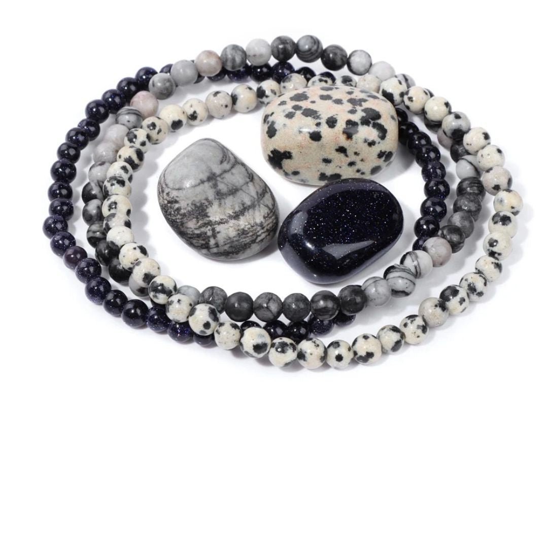 bracelet-pierre-naturelle-perle-dalmation-haute-qualite