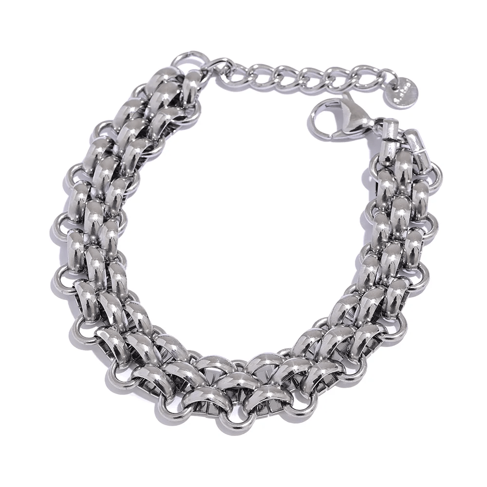bracelet-plaqué-or-puissance-et-style-en-chaîne-cubaine-argent