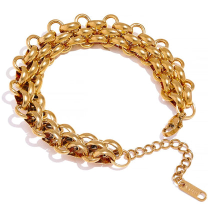 bracelet-plaqué-or-puissance-et-style-en-chaîne-cubaine-doré