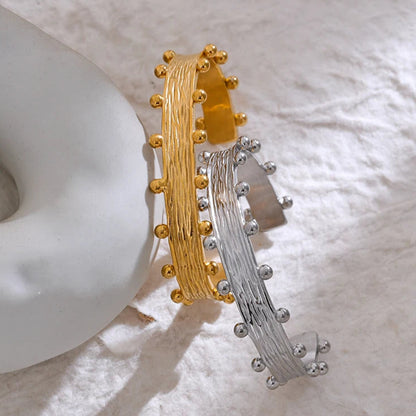 cadeau bracelet pour le mamans en acier plaqué en or doré