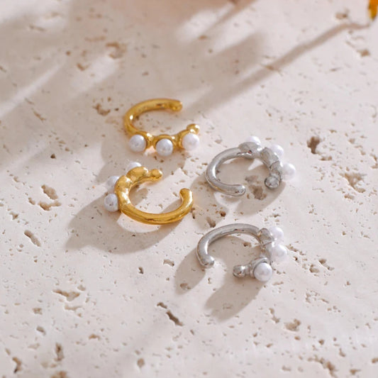 ear cuff pour femme chic et tendance en acier inoxydable