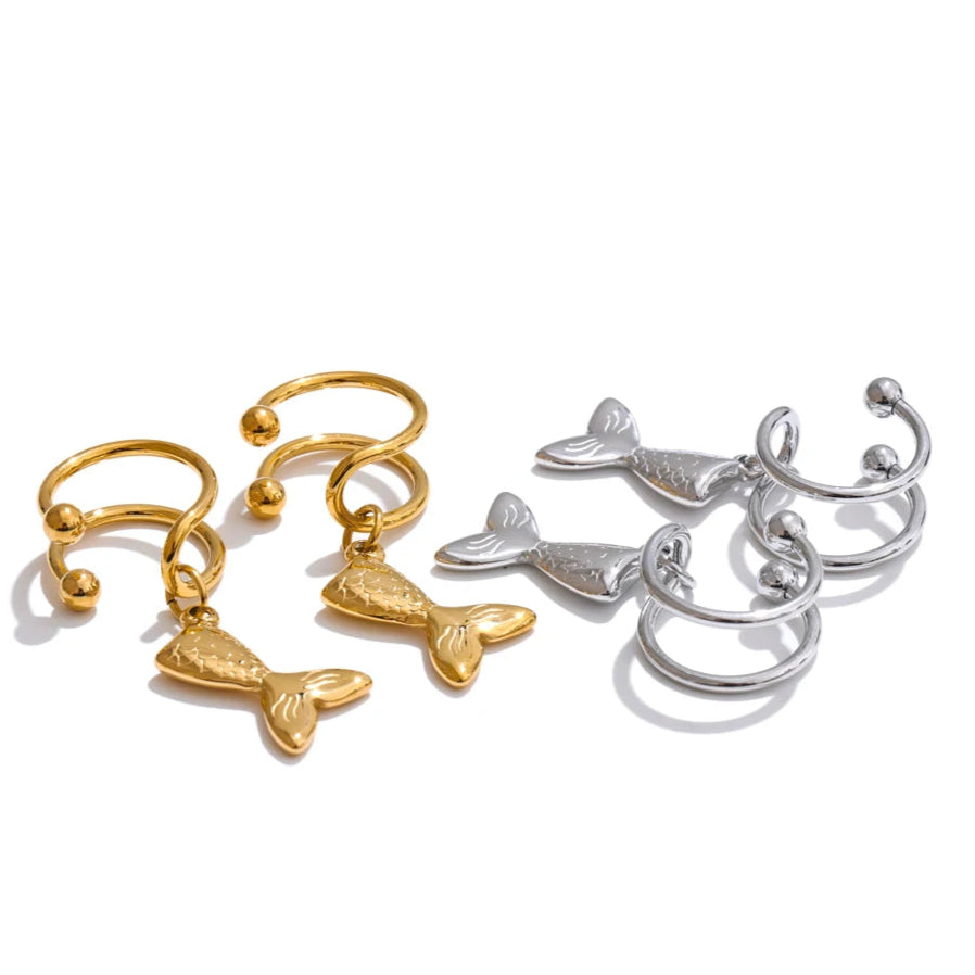 ear cuff doré étanche, parfait pour un look raffiné 