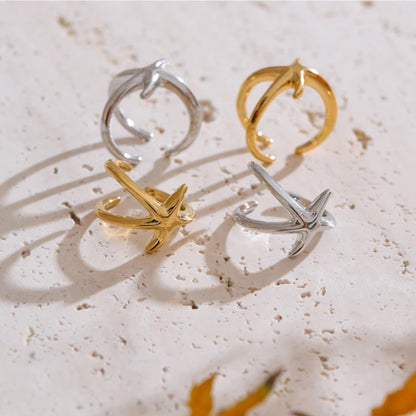 ear cuff étoile de mer tendance et lumineux 