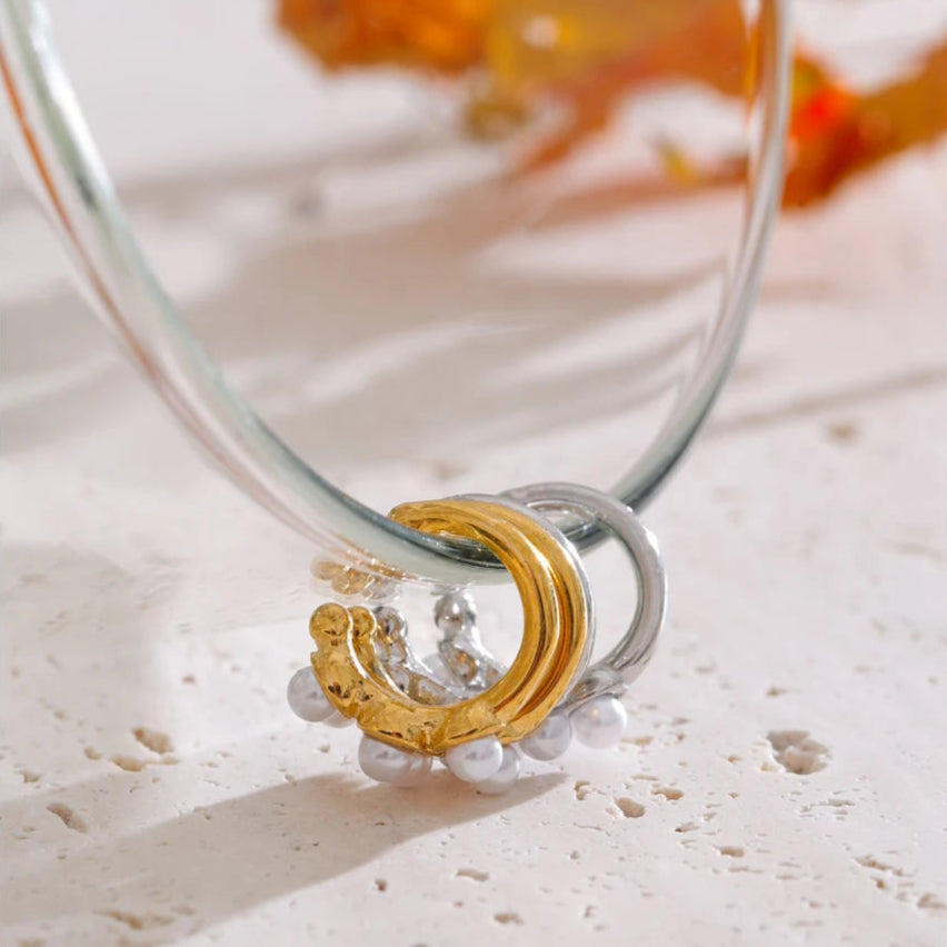 ear cuff plaqué or waterproof pour un look raffiné et chic