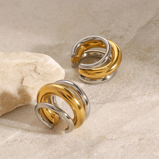 ear cuff tendance chic en plaqué or de haute qualité