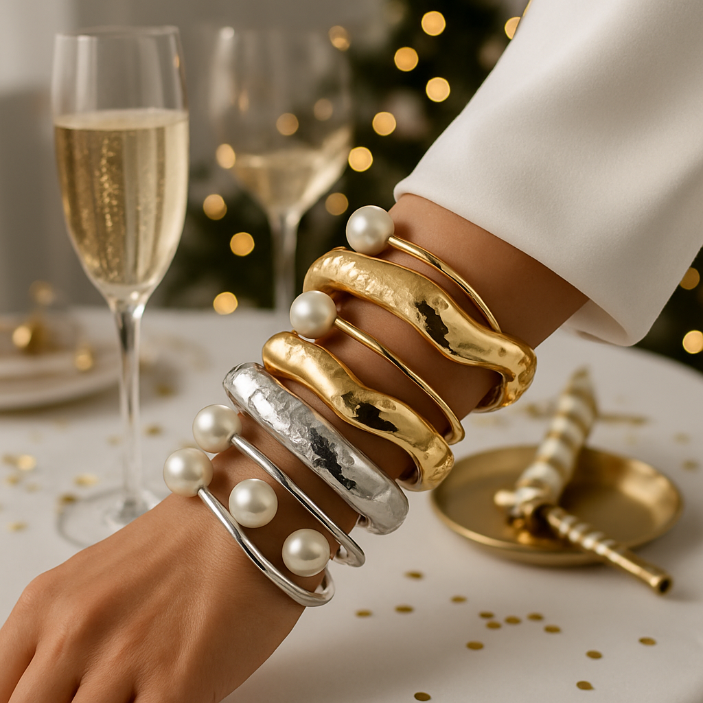 bracelet femme tendance – L’audace des perles XXL et du métal version 2025